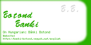 botond banki business card